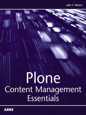 cover image of Plone Content Management Essentials